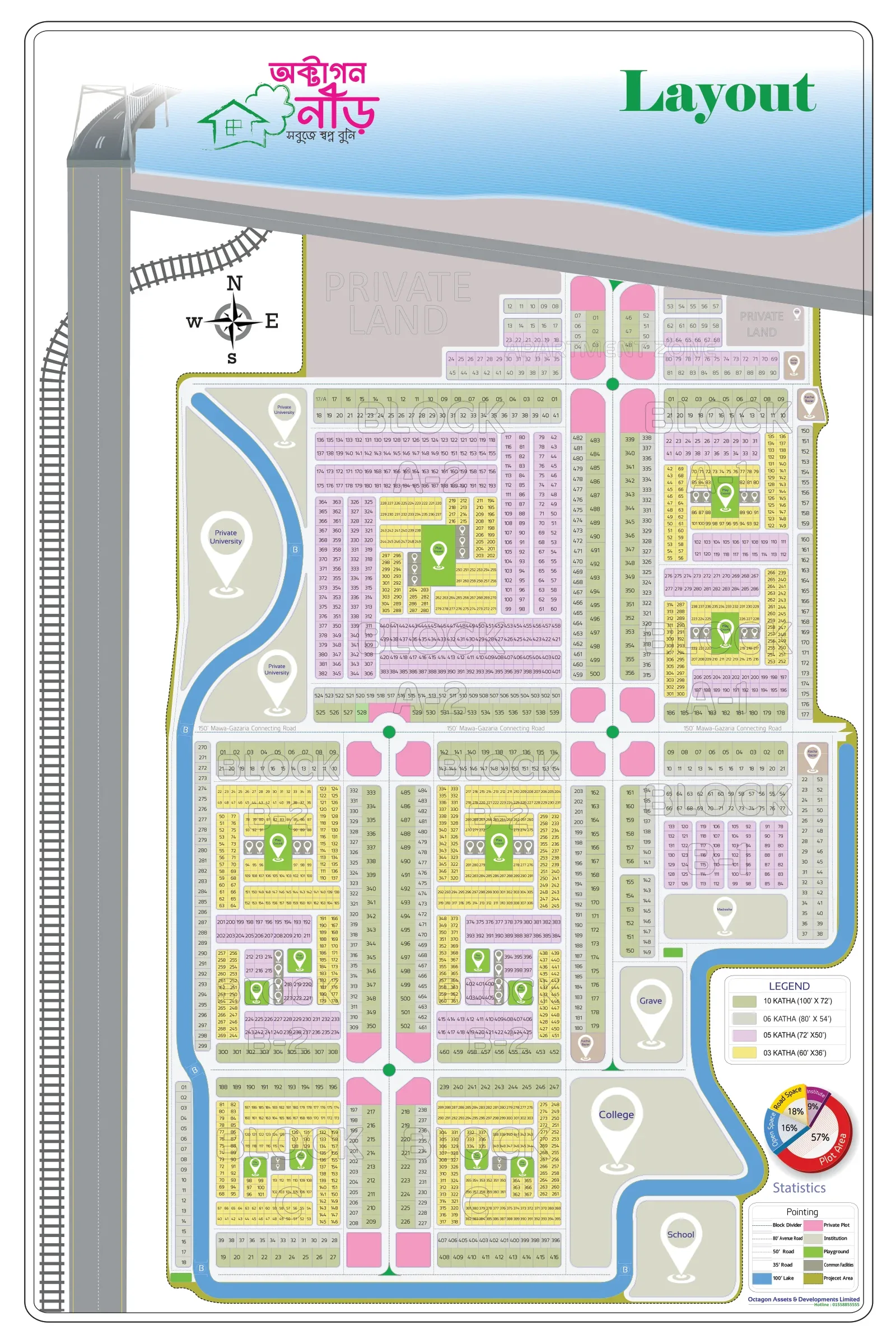 Octagon Neer Master Layout